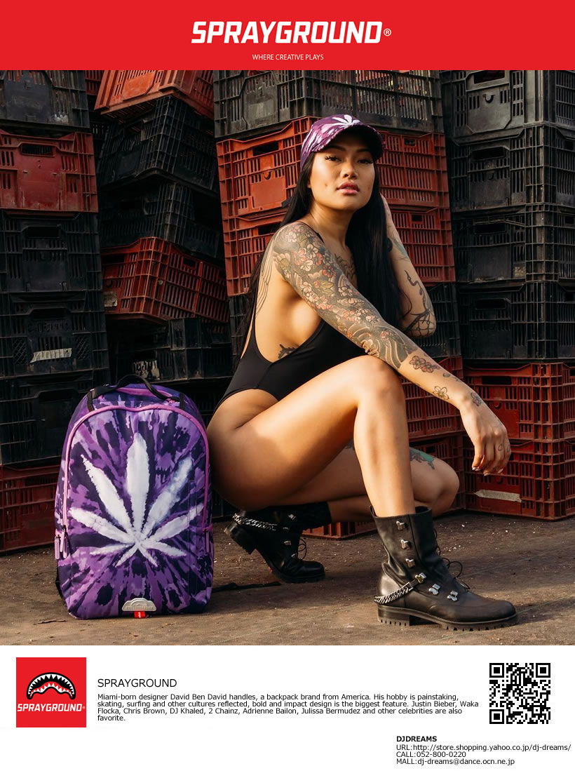スプレーグラウンド SPRAYGROUND バックパック リュックサック WEED TIE DYE BACKPACK