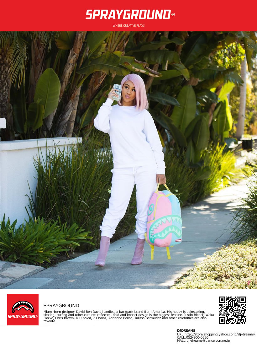 スプレーグラウンド SPRAYGROUND バックパック リュックサック SAWEETIE SHARK