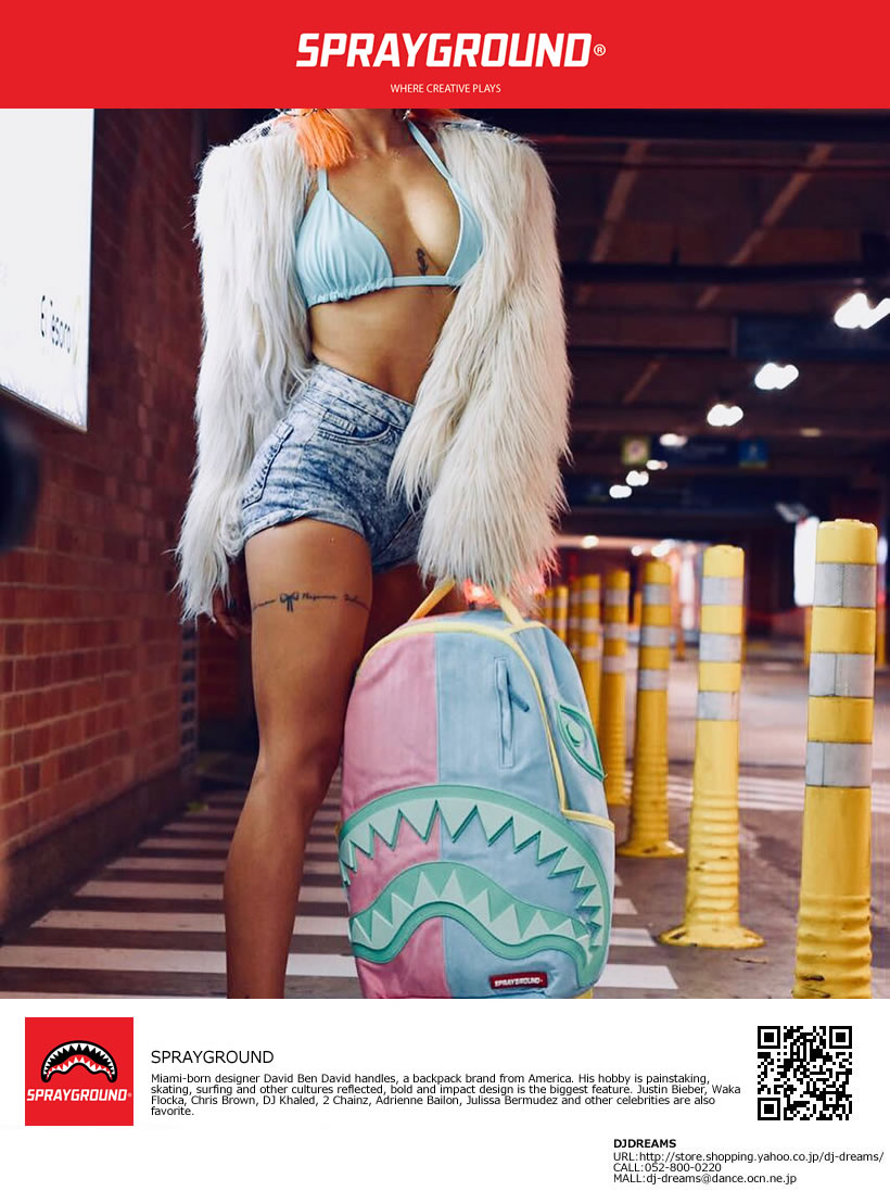 スプレーグラウンド SPRAYGROUND バックパック リュックサック SAWEETIE SHARK