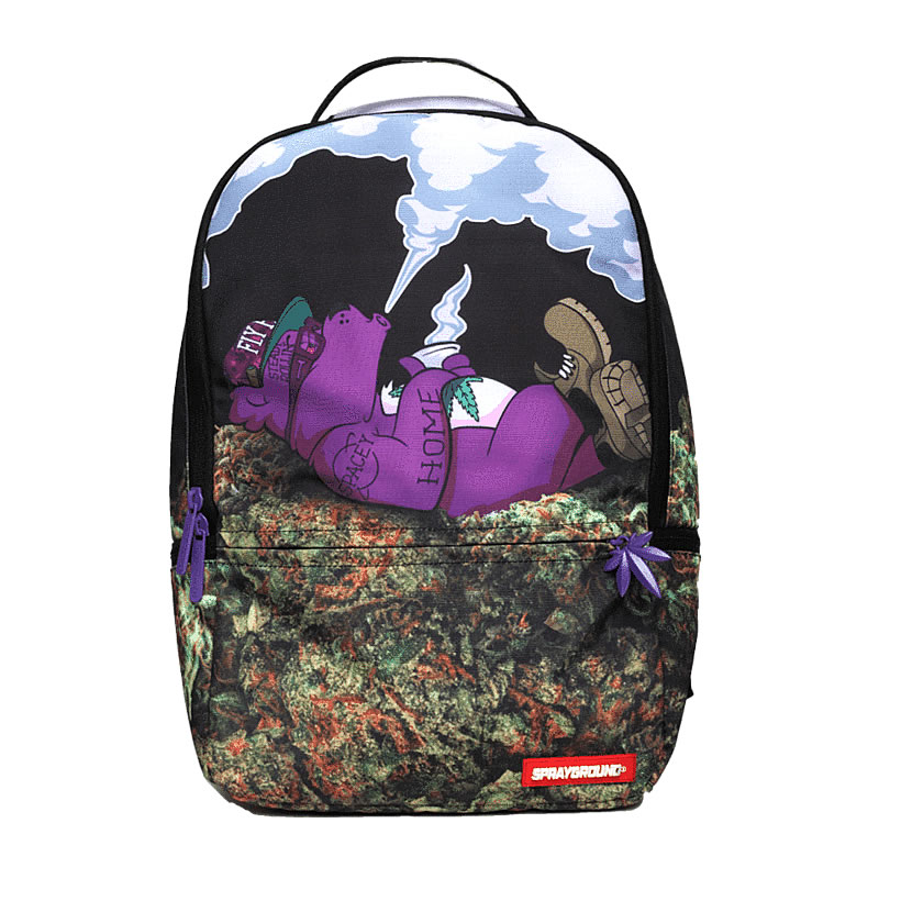 スプレーグラウンド SPRAYGROUND バックパック リュックサック PURPLE HAZE GANJA BEAR