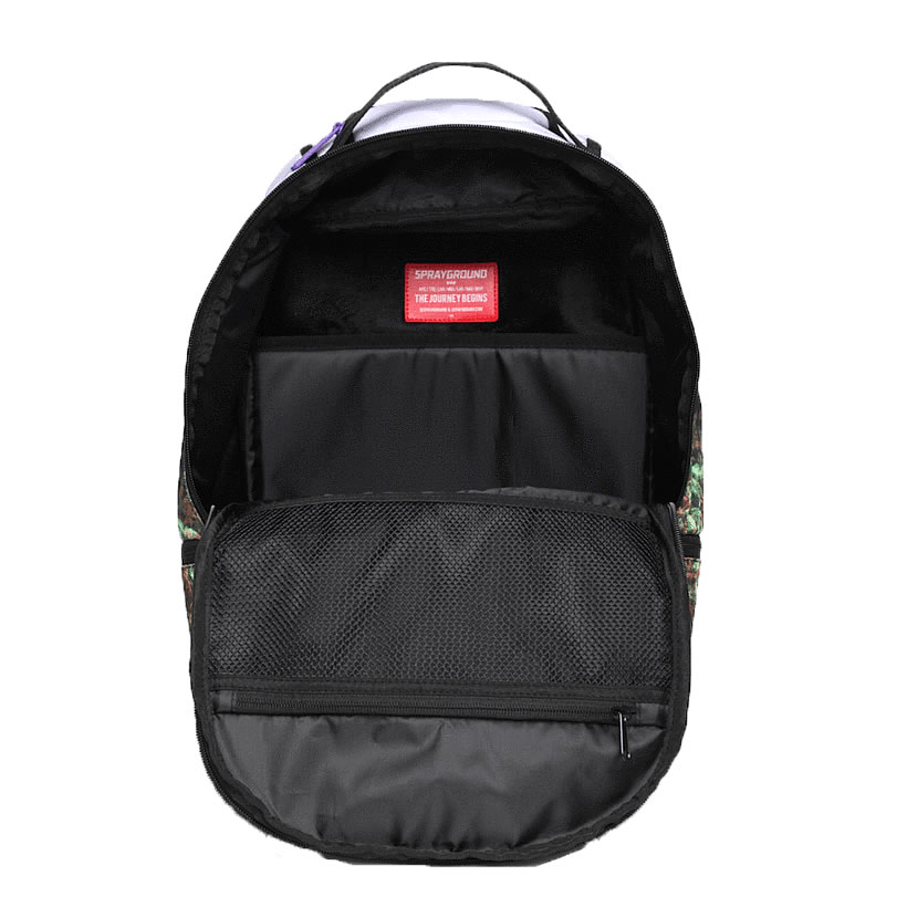 スプレーグラウンド SPRAYGROUND バックパック リュックサック PURPLE HAZE GANJA BEAR