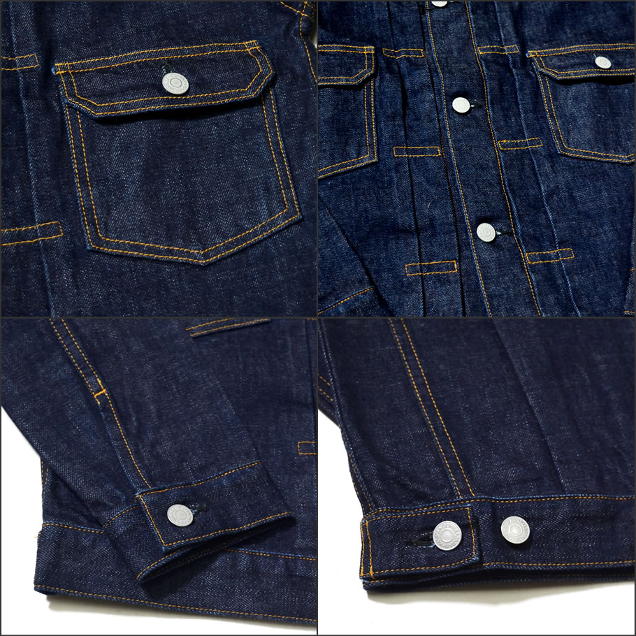 児島ジーンズ デニムジャケット メンズ ブランド 15oz セルビッチ デニムジャケット 2ndModel Gジャン RNB552 岡山 児島産