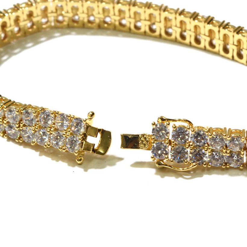 ブレスレット メンズ ブランド ゴールド 14k KINGICE キングアイス BRX11536