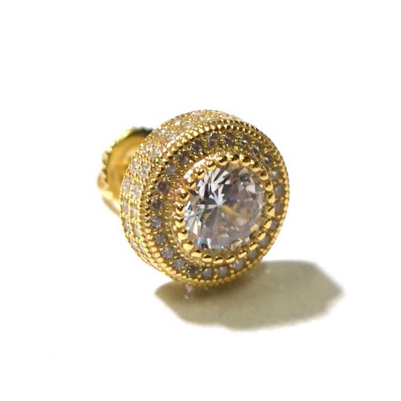 ピアス メンズ ブランド ゴールド 14k KINGICE キングアイス ERX10858