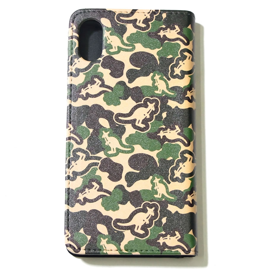 KANGOL カンゴール iphone ケース 手帳型 7 / 7plus / 8 / 8plus / X / ハードケース ロゴ LCA0021 迷彩 2018秋冬 新作