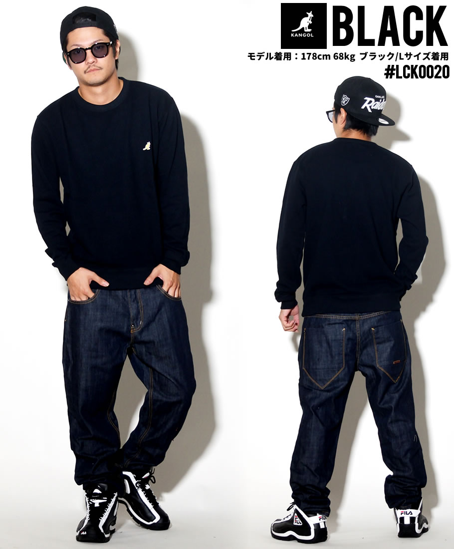 KANGOL カンゴール トレーナー メンズ ブランド 無地 ワンポイントロゴ刺繍 白 黒 灰 LLCK0020 2018秋冬 新作