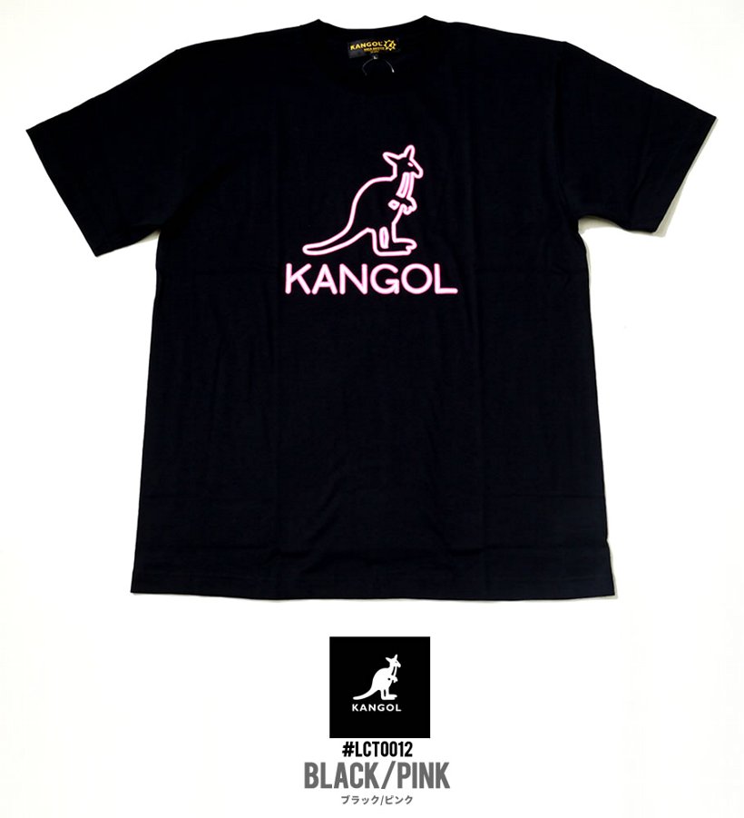 KANGOL カンゴール Tシャツ メンズ 半袖 ロゴT プリント LCT0012 黒