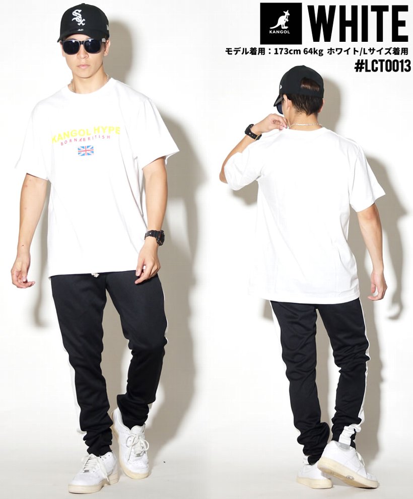 KANGOL カンゴール Tシャツ メンズ 半袖 プリント LCT0013 白 黒 青