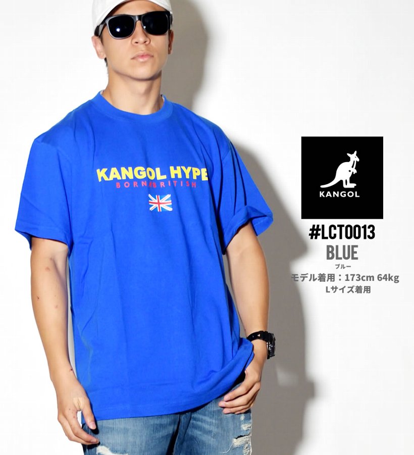 KANGOL カンゴール Tシャツ メンズ 半袖 プリント LCT0013 白 黒 青