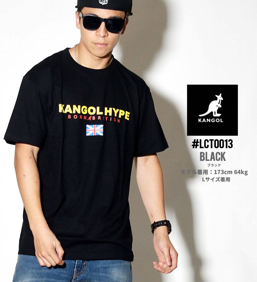 KANGOL カンゴール Tシャツ メンズ 半袖 プリント LCT0013 白 黒 青