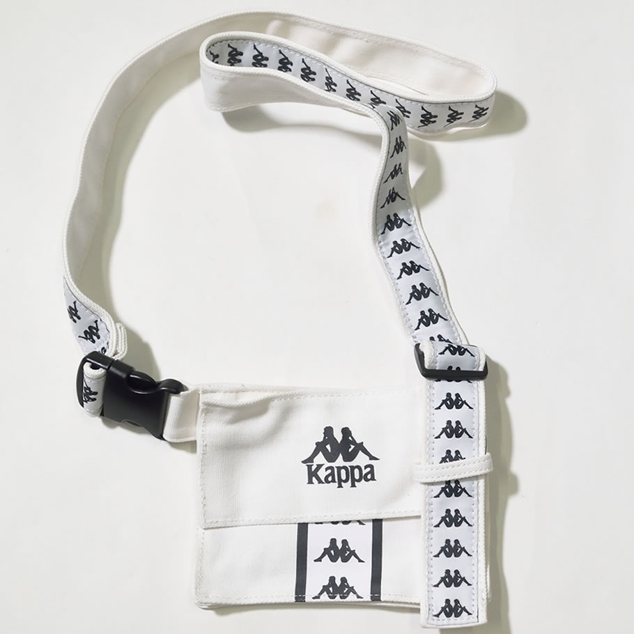 KAPPA カッパ ショルダーバッグ サコッシュ 鞄 ロゴ総柄 K08Y8BX51M 2018秋冬 新作