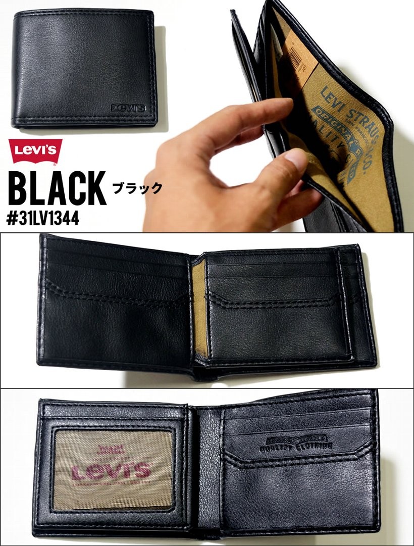 USモデル リーバイス 財布 メンズ レザー 二つ折り ブランド おしゃれ 日本未発売 31LV1344 LEVI'S