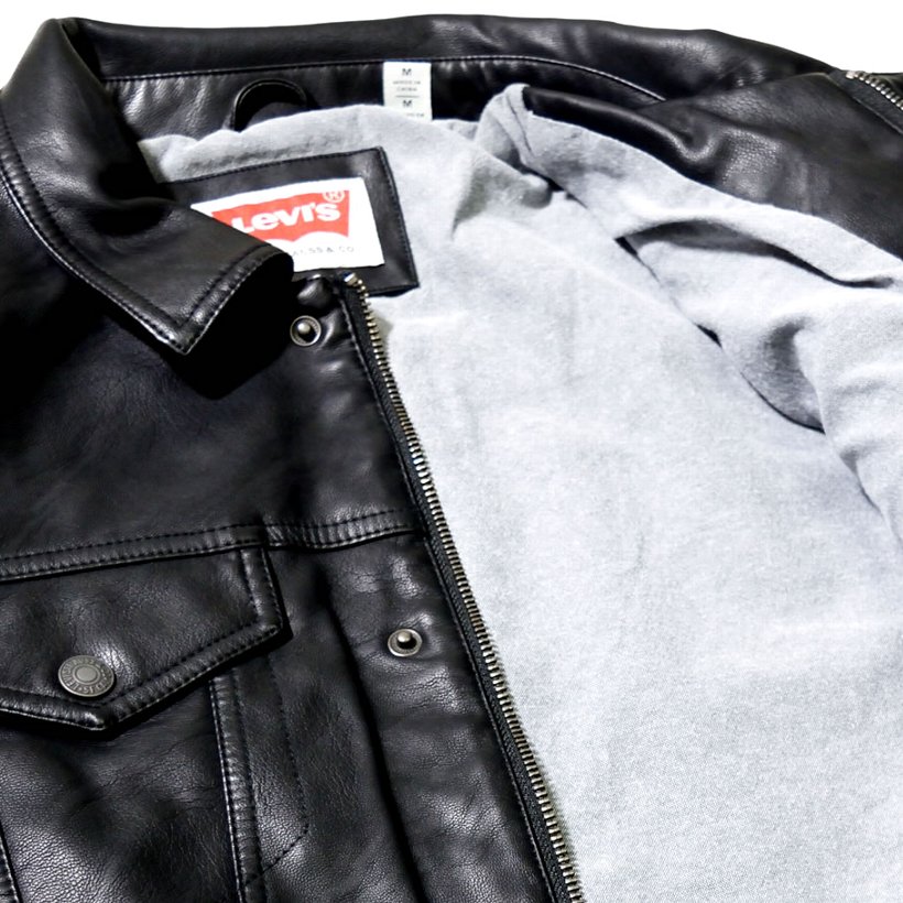 Levis レザージャケット メンズ フリース LM7RU638 大きいサイズ 2018秋冬 新作