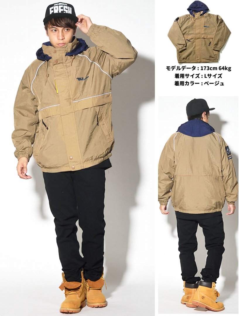 マークゴンザレス ウィンドブレーカー メンズ ナイロンジャケット MARK GONZALES 2G5-8913 スケーターブランド 大きいサイズ 2017秋冬 新作