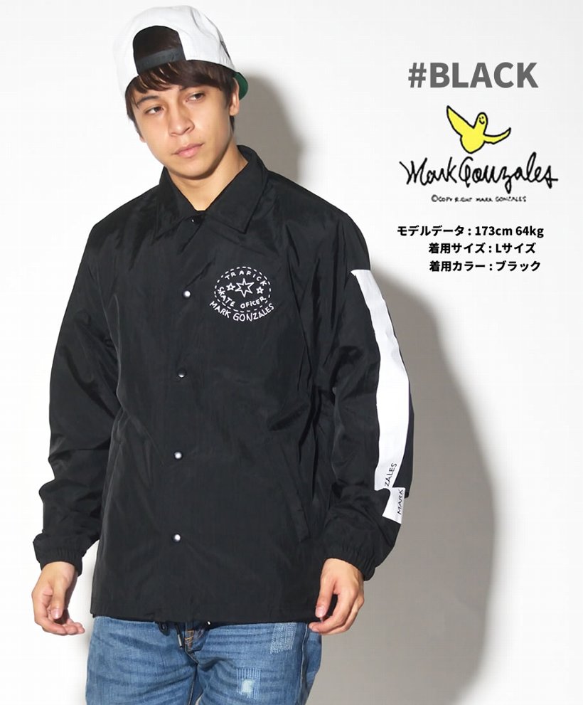 マークゴンザレス コーチジャケット メンズ ナイロンジャケット MARK GONZALES 2G5-8914 スケーターブランド 大きいサイズ 2017秋冬 新作