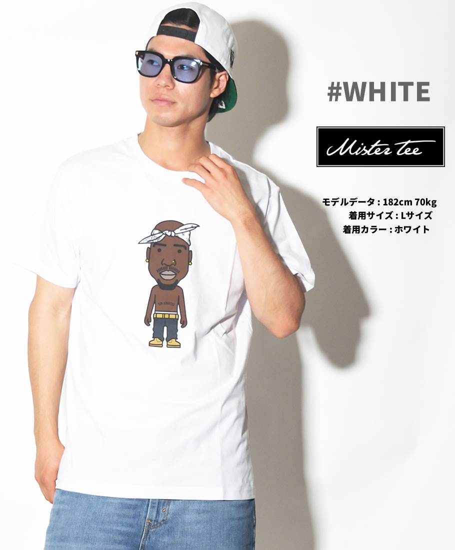 MISTER TEE ミスターティー 半袖Tシャツ メンズ 大きいサイズ 2PAC LA Sketch Tee MT545 B系 ヒップホップ アーティスト ファッション MTTT012