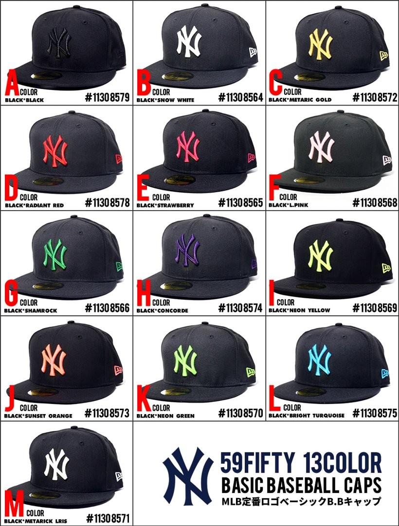 NEWERA ニューエラ 定番 ベースボールキャップ 59FIFTY MLB ニューヨーク・ヤンキース NY 帽子 メンズ レディース ファッション