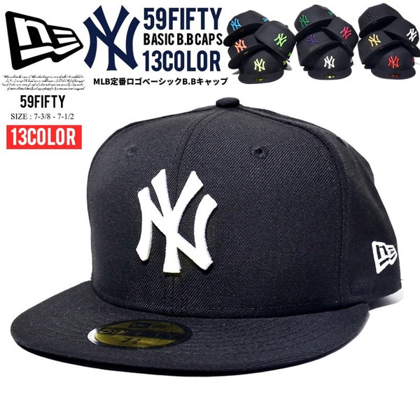 NEWERA ニューエラ 定番 ベースボールキャップ 59FIFTY MLB ニューヨーク・ヤンキース NY 帽子 メンズ レディース ファッション