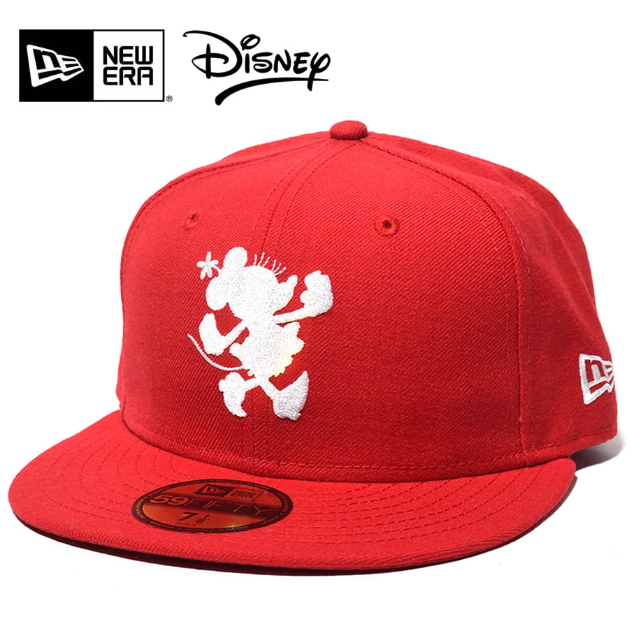 NEW ERA ニューエラ ベースボールキャップ 帽子 59FIFTY ディズニーランド ディズニー シルエット ミニーマウス ミニーちゃん 11409440 帽子
