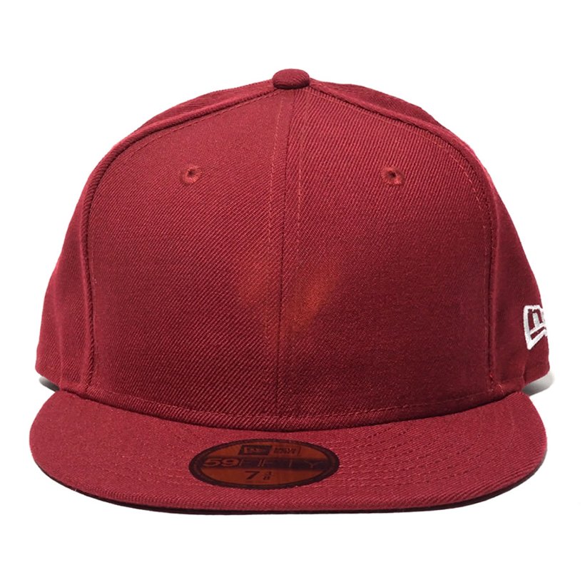 NEWERA ニューエラ ベースボールキャップ 無地 59FIFTY Basic カーディナル ホワイトフラッグ 11409456