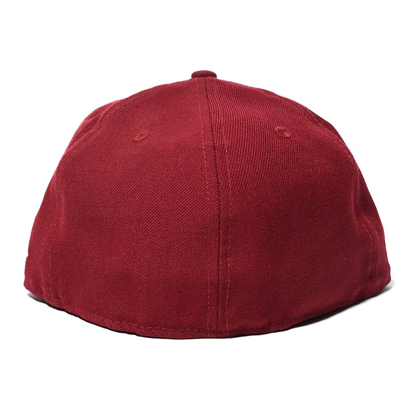 NEWERA ニューエラ ベースボールキャップ 無地 59FIFTY Basic カーディナル ホワイトフラッグ 11409456