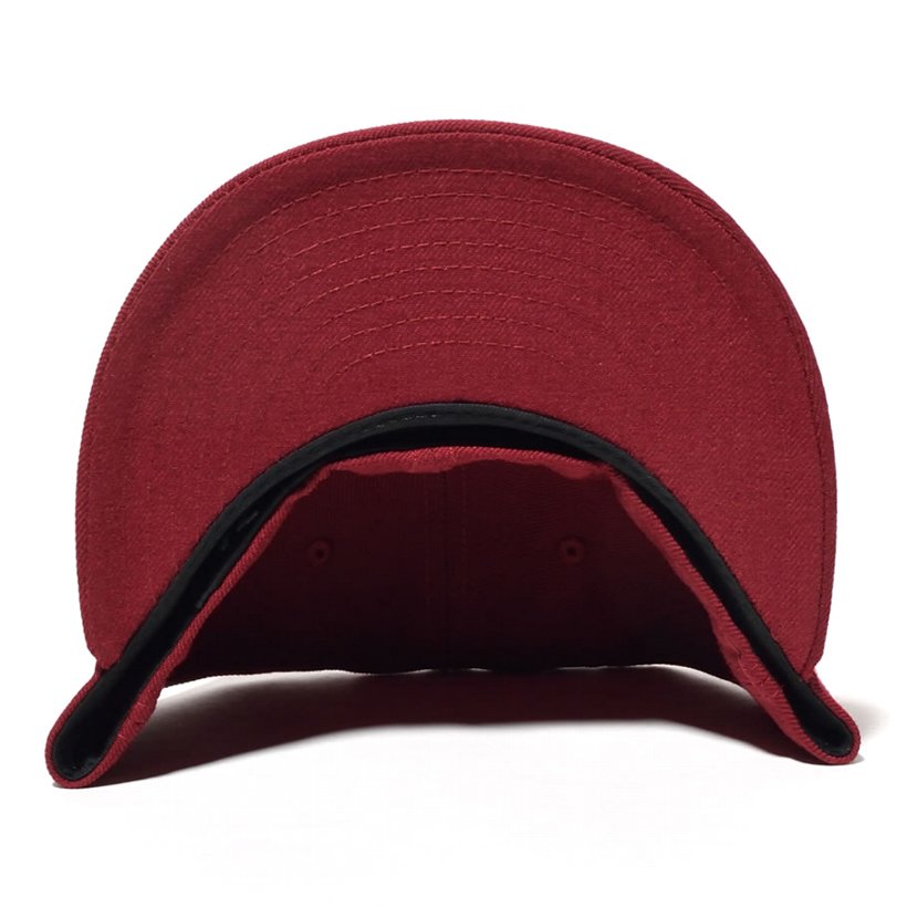 NEWERA ニューエラ ベースボールキャップ 無地 59FIFTY Basic カーディナル ホワイトフラッグ 11409456