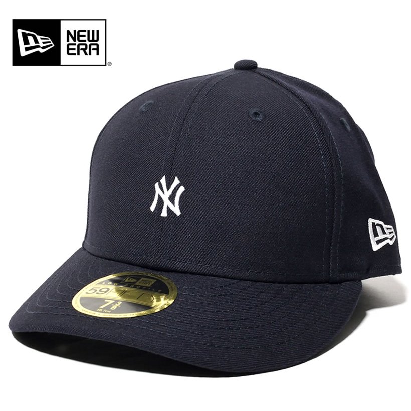 ニューエラ キャップ メンズ NEWERA LP 59FIFTY ウールツイル ニューヨーク・ヤンキース ミニロゴ ネイビー × ホワイト 11404214