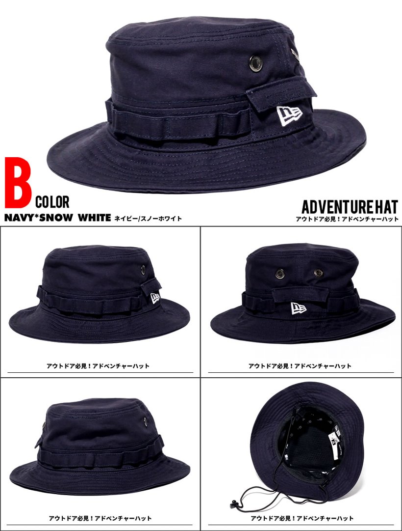 ニューエラ キャップ メンズ アドベンチャーハット NEWERA Adventure ダックコットン 2017 春夏 新作