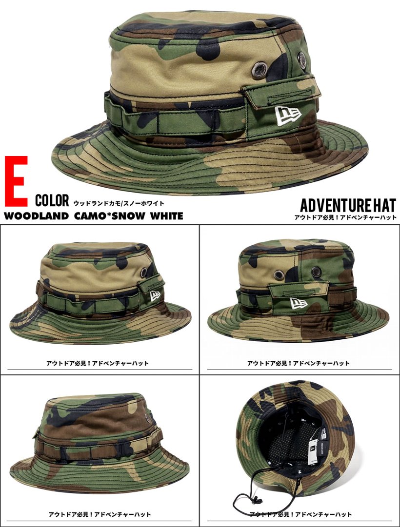 ニューエラ キャップ メンズ アドベンチャーハット NEWERA Adventure ダックコットン 2017 春夏 新作