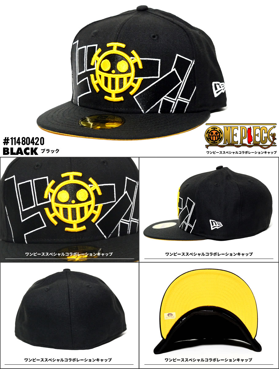 NEW ERA ニューエラ キャップ メンズ 59FIFTY ベースボールキャップ BBCAP One Piece ワンピース モンキー・D・ルフィ ニコ・ロビン ウソップ フランキー ブルック トラファルガー・ロー サンジ ロロノア・ゾロ チョッパー ナミ