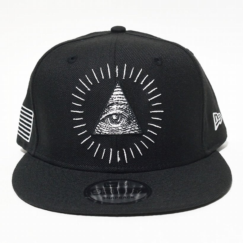 ニューエラ キャップ メンズ スナップバックキャップ 帽子 New Era 9FIFTY ダラー アイ ブラック × ホワイト 2017秋冬 新作