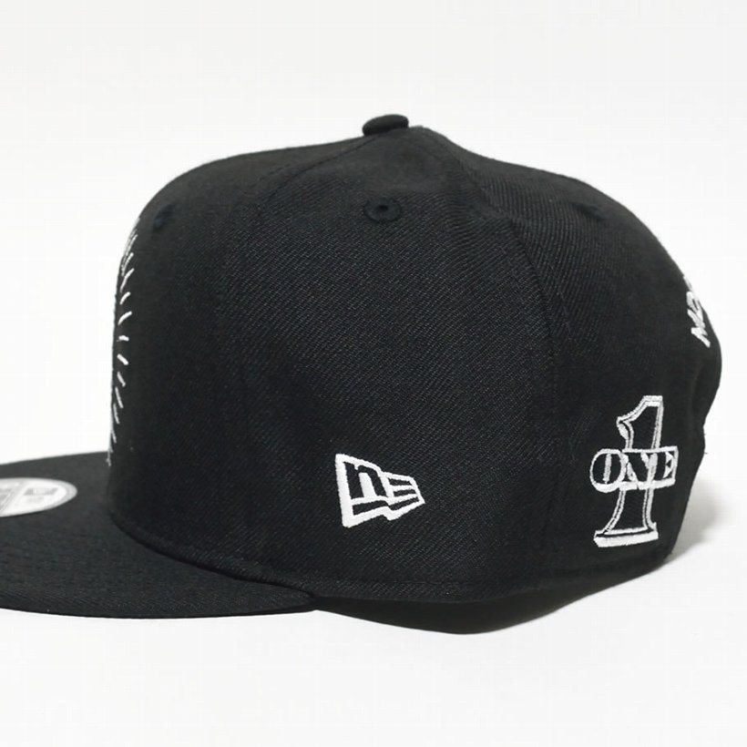 ニューエラ キャップ メンズ スナップバックキャップ 帽子 New Era 9FIFTY ダラー アイ ブラック × ホワイト 2017秋冬 新作