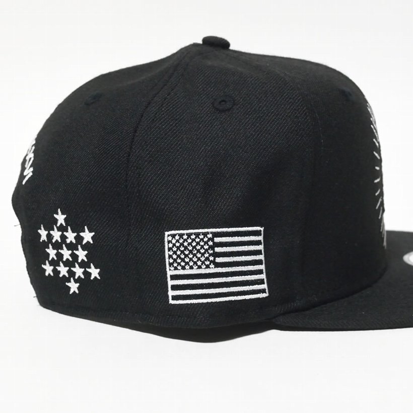 ニューエラ キャップ メンズ スナップバックキャップ 帽子 New Era 9FIFTY ダラー アイ ブラック × ホワイト 2017秋冬 新作