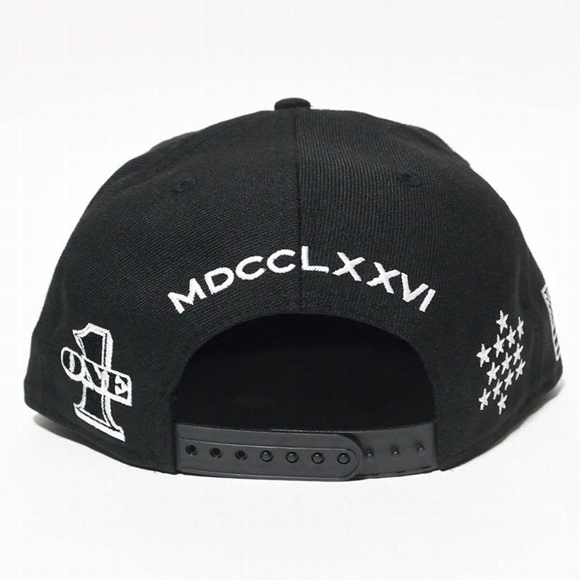 ニューエラ キャップ メンズ スナップバックキャップ 帽子 New Era 9FIFTY ダラー アイ ブラック × ホワイト 2017秋冬 新作