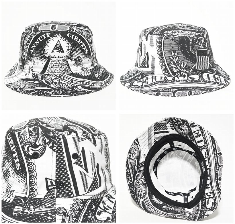 ニューエラ キャップ メンズ バケットハット 帽子 バケハ New Era バケット01 ダラー オールオーバー 2017秋冬 新作