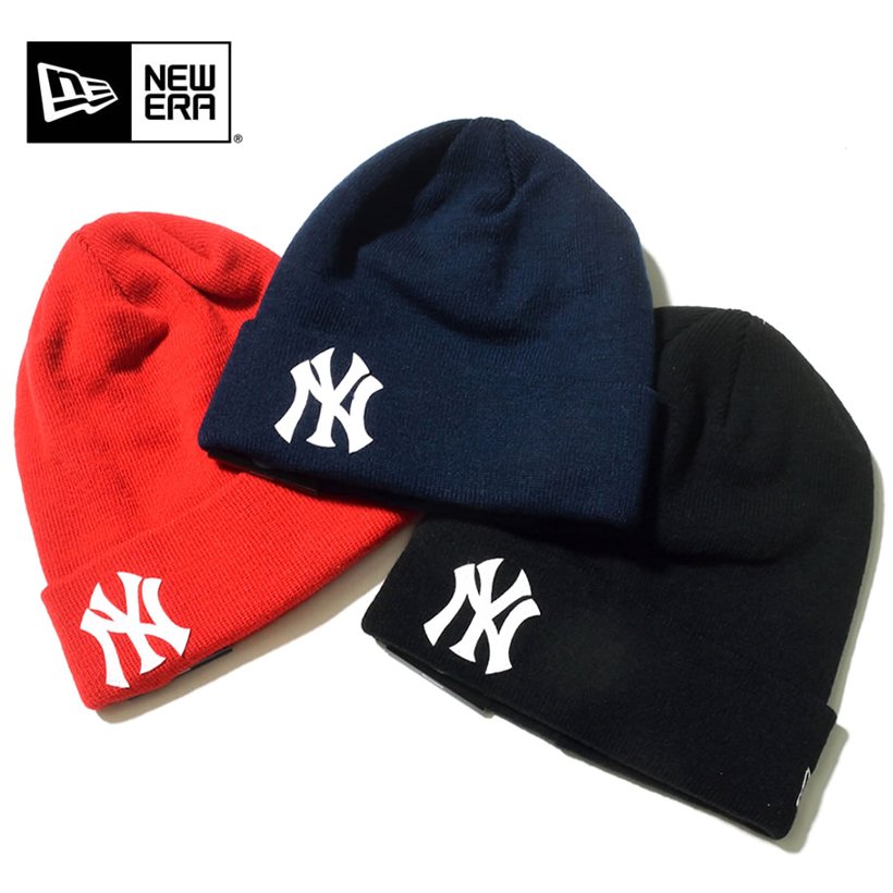ニューエラ キャップ メンズ ニットキャップ 帽子 New Era ベーシック・カフニット ニューヨーク・ヤンキース 2017秋冬 新作