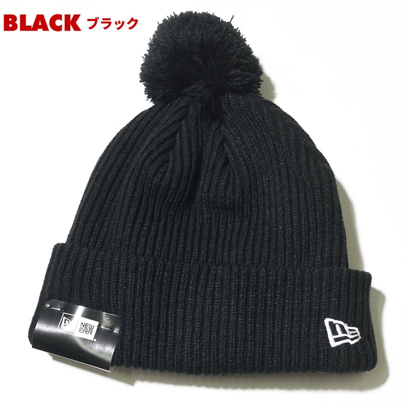ニューエラ キャップ メンズ ニットキャップ 帽子 New Era ポンポンニット リブ 2017秋冬 新作