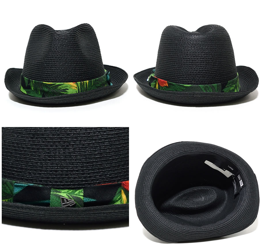 ニューエラ フェドーラハット メンズ NEWERA ボタニカル柄 11557149