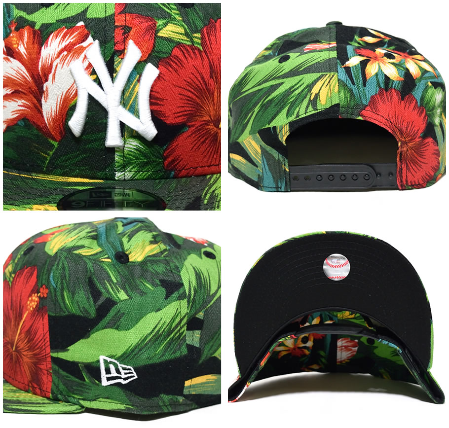 ニューエラ スナップバックキャップ メンズ NEWERA ボタニカル柄 NYロゴ 11557254