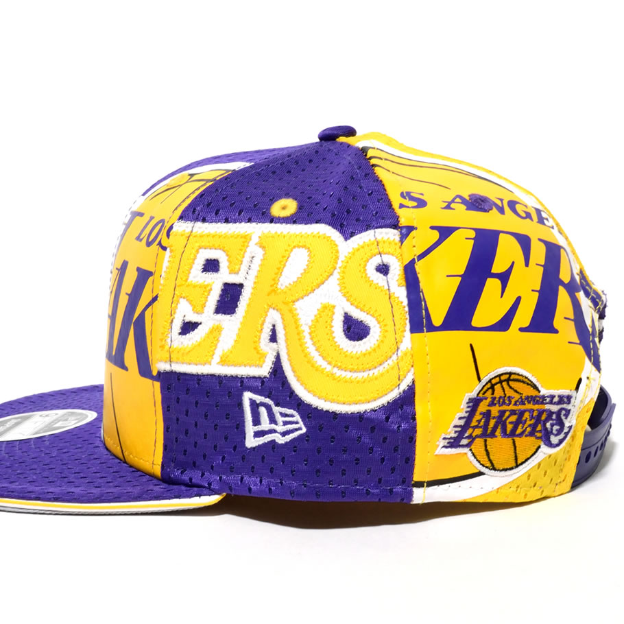 ニューエラ スナップバックキャップ メンズ NEWERA ジャージメッシュ ロサンゼルス レイカーズ11557230