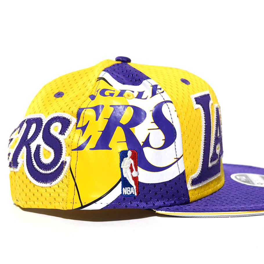 ニューエラ スナップバックキャップ メンズ NEWERA ジャージメッシュ ロサンゼルス レイカーズ11557230