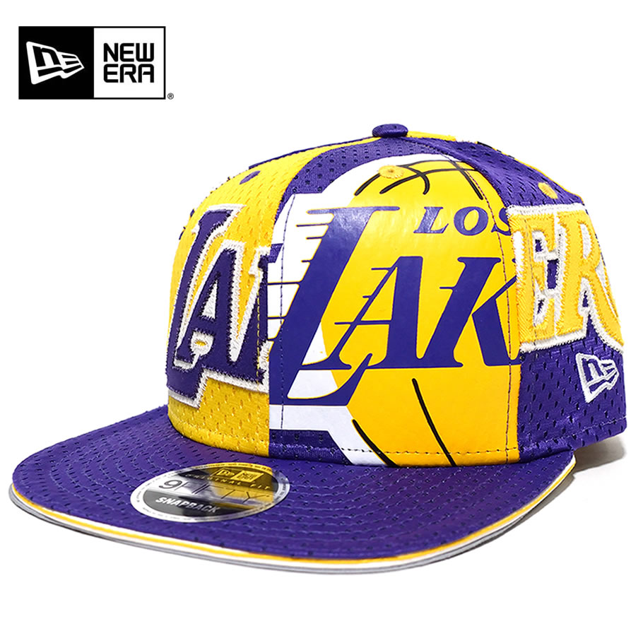 ニューエラ スナップバックキャップ メンズ NEWERA ジャージメッシュ ロサンゼルス レイカーズ11557230