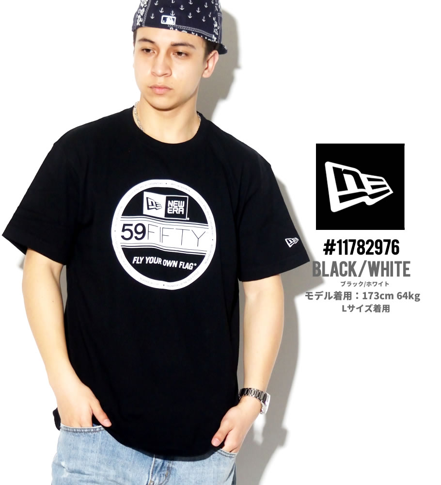ニューエラ Tシャツ メンズ 半袖 NEWERA Cotton Tee Visor Sticker バイザーステッカーロゴプリント