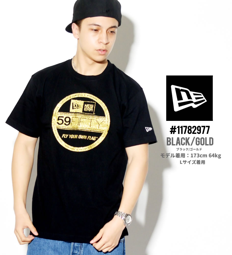 ニューエラ Tシャツ メンズ 半袖 NEWERA Cotton Tee Visor Sticker バイザーステッカーロゴプリント