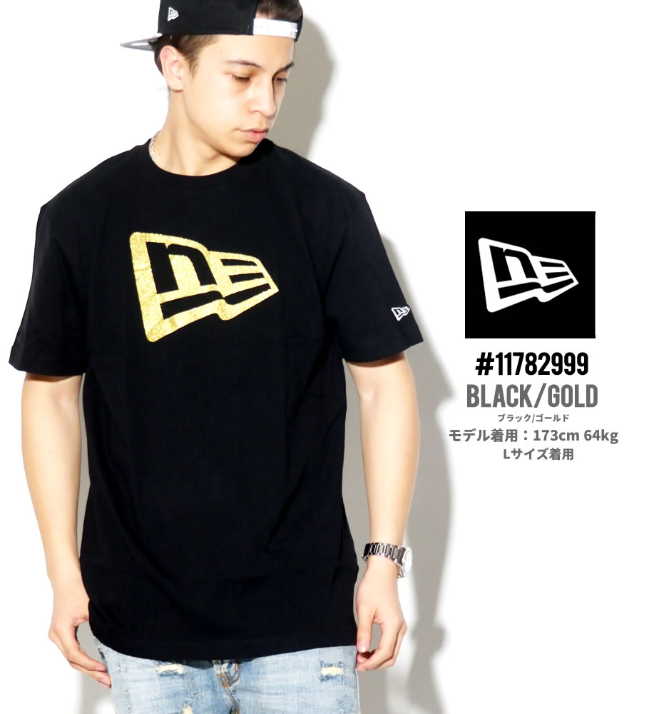 ニューエラ Tシャツ メンズ 半袖 NEWERA Cotton Tee Flag Logo フラッグロゴ