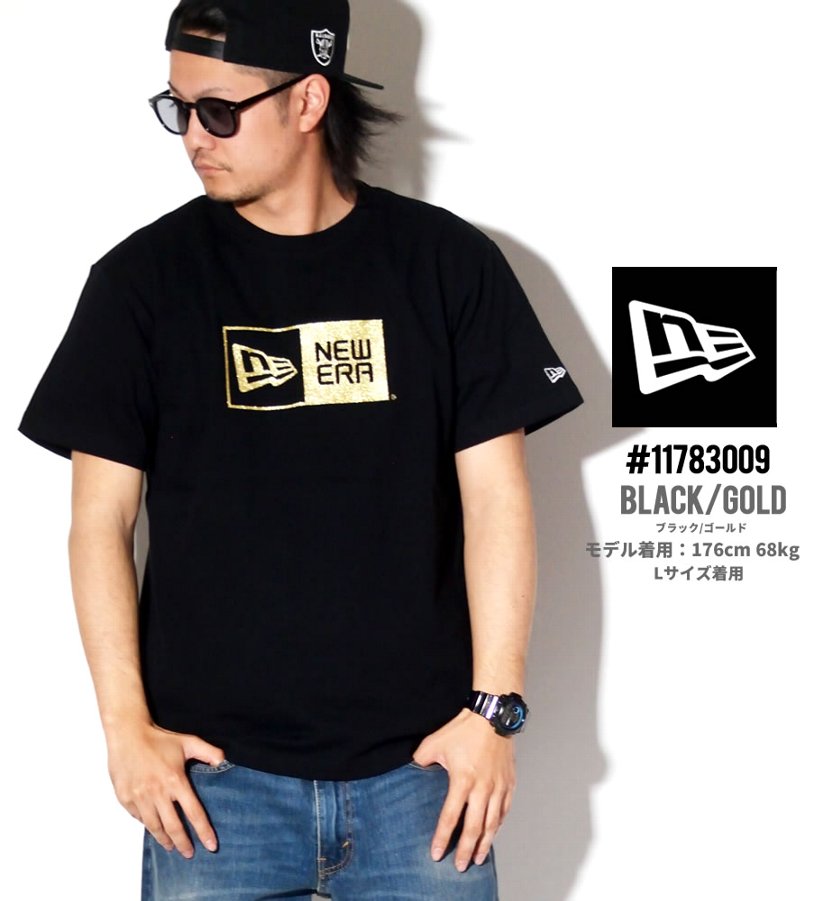 ニューエラ Tシャツ メンズ 半袖 ボックスロゴT プリント NEWERA