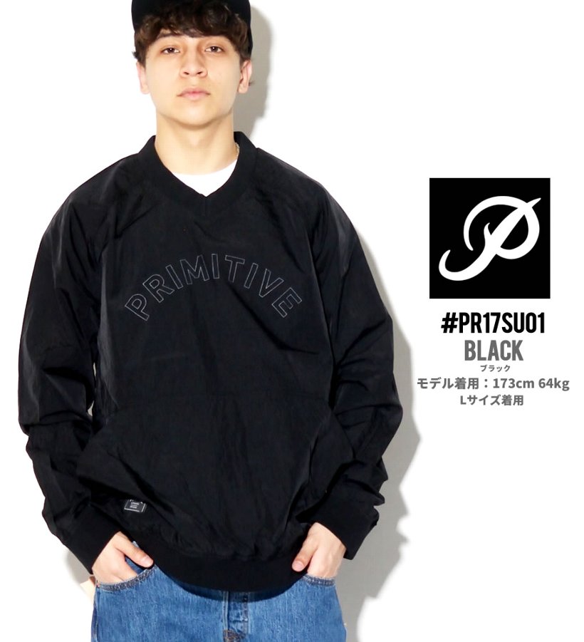 PRIMITIVE プリミティブ ナイロンプルオーバー メンズ ジャージ PR17SU01 大きいサイズ 2017 春夏 新作