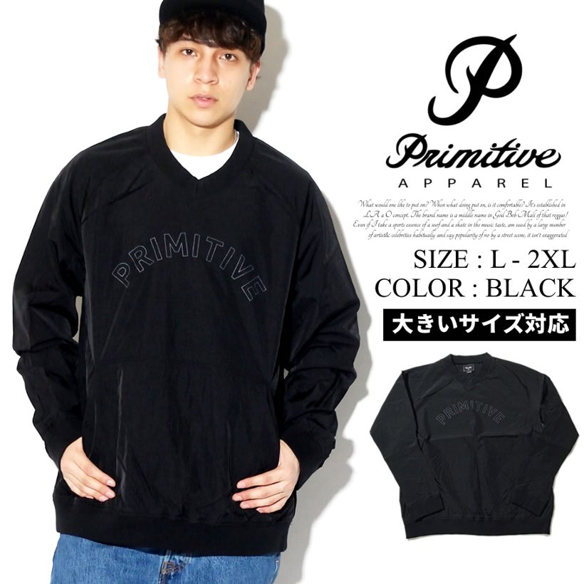 PRIMITIVE プリミティブ ナイロンプルオーバー メンズ ジャージ PR17SU01 大きいサイズ 2017 春夏 新作