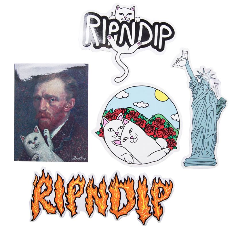 RIPNDIP リップンディップ ステッカー 10枚 セット スケートボード スケーター ストリート ブランド 2018春夏 新作