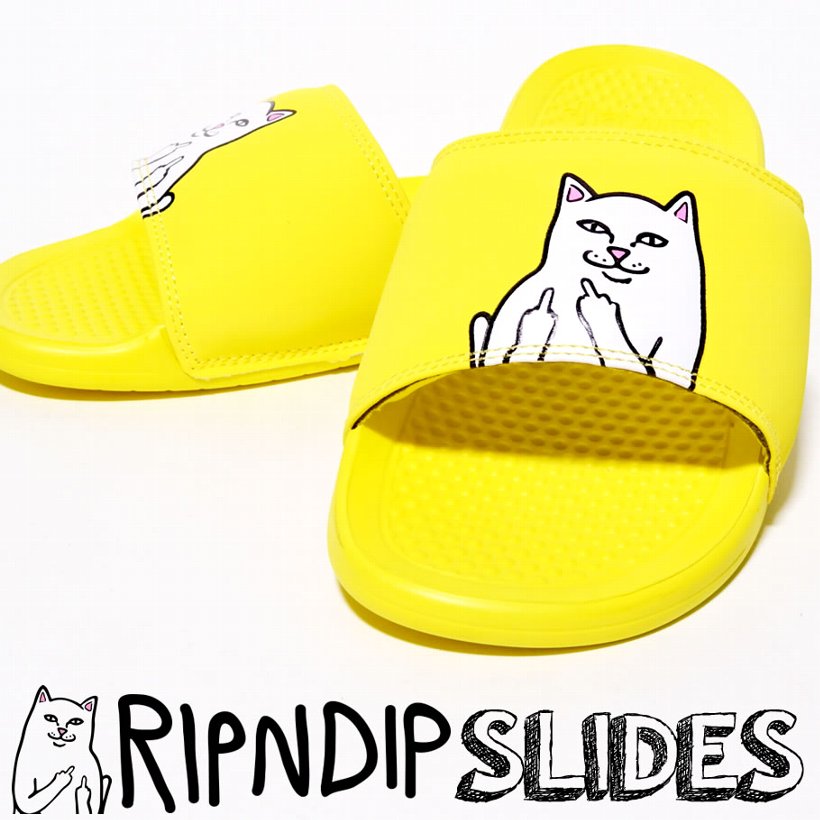 RIPNDIP リップンディップ サンダル ビーチ ビーサン シャワー 猫 キャット スケートボード スケーター ストリート ブランド 白
